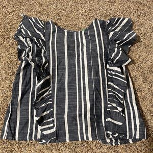 SOLD Cropped STRIPPED MEDIUM shirt